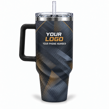 RFN024 personalized tumbler 40oz back product mockup