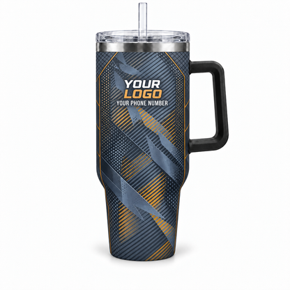 RFN024 personalized tumbler 40oz front product mockup