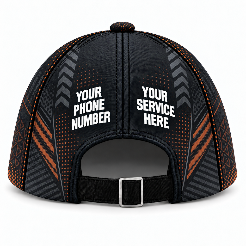 RFN025 personalized cap back product mockup