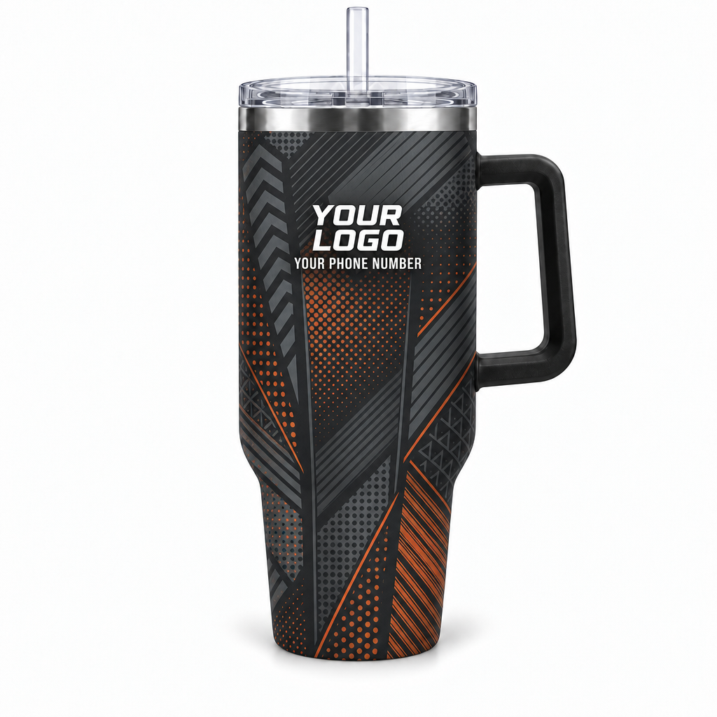RFN025 personalized tumbler 40oz front product mockup