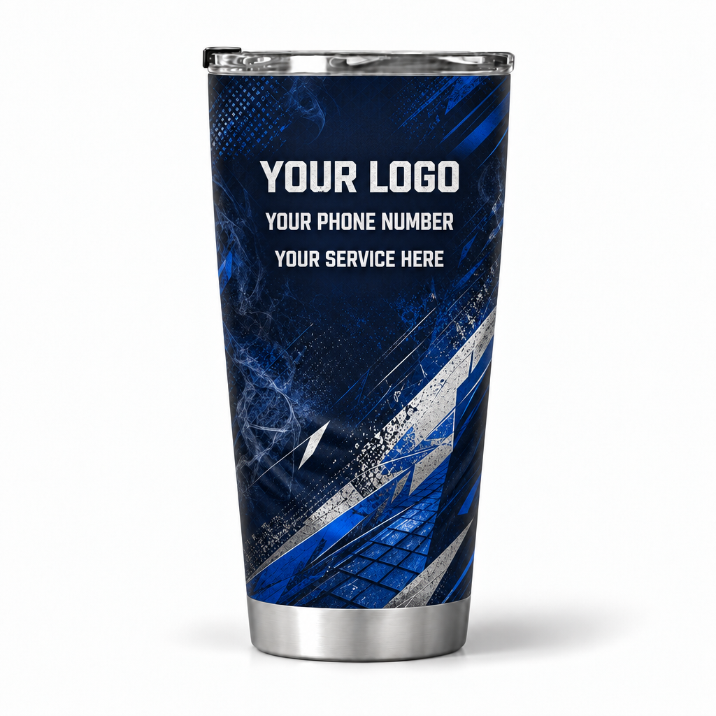 RFN026 personalized tumbler 20oz back product mockup