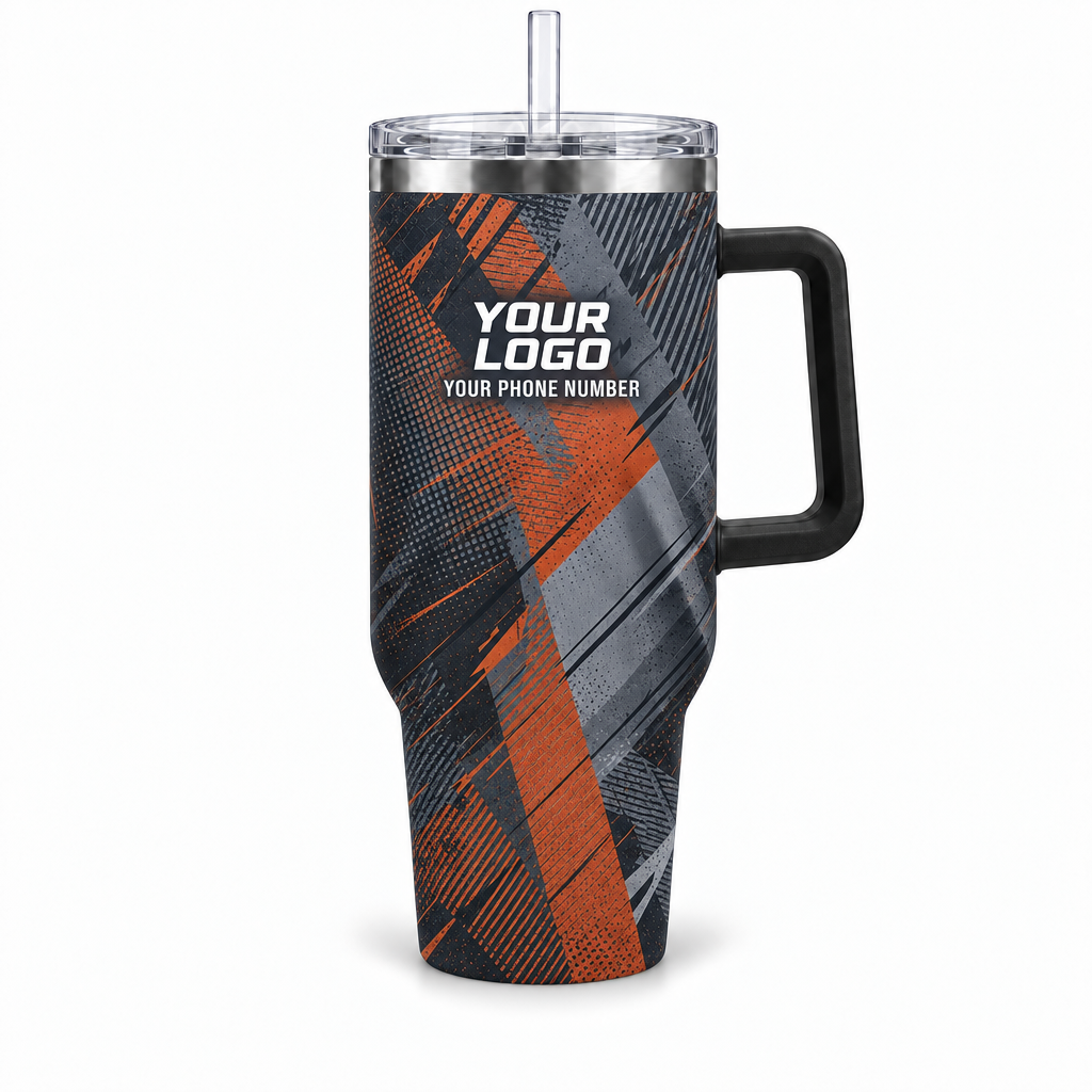 RFN027 personalized tumbler 40oz front product mockup
