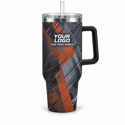 RFN027 personalized tumbler 40oz front product mockup