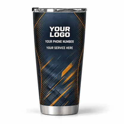RFN028 personalized tumbler 20oz back product mockup