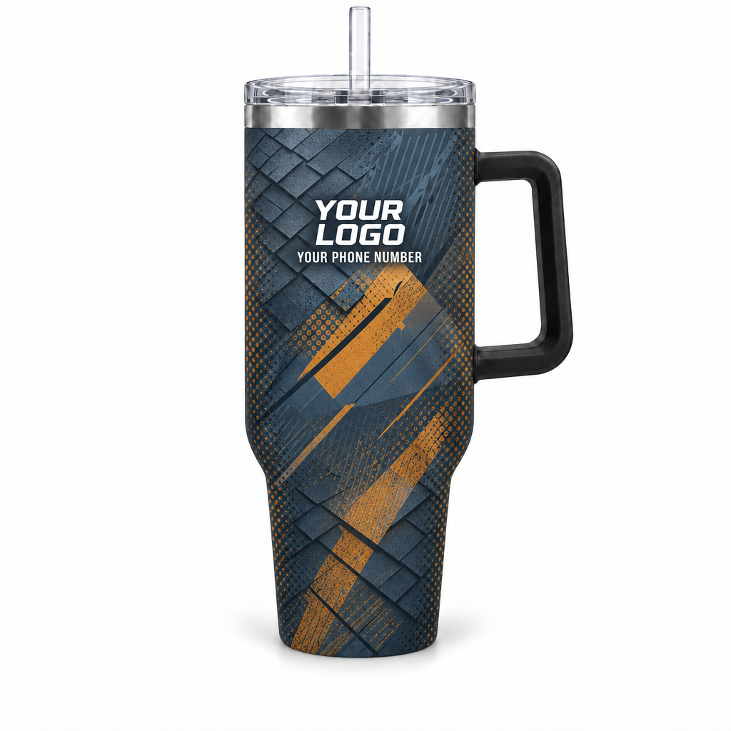 RFN028 personalized tumbler 40oz front product mockup