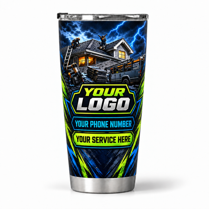 RFN030 personalized tumbler 20oz back product mockup