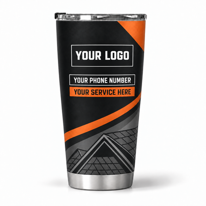 RFN031 personalized tumbler 20oz back product mockup