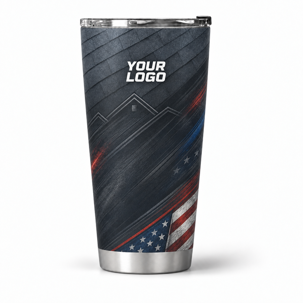 RFN032 personalized tumbler 20oz front product mockup