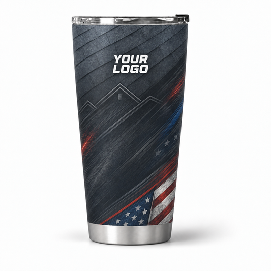 RFN032 personalized tumbler 20oz front product mockup