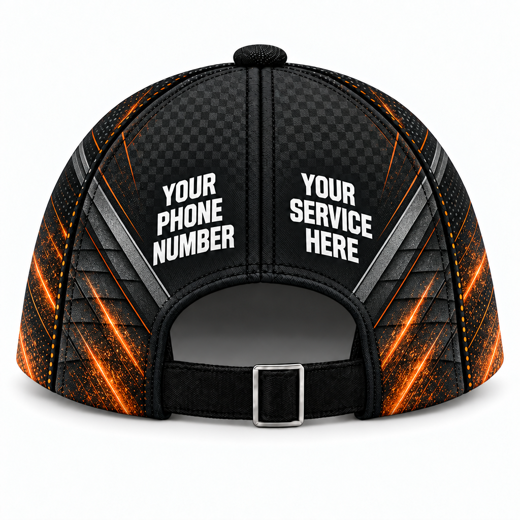 RFN033 personalized cap back product mockup
