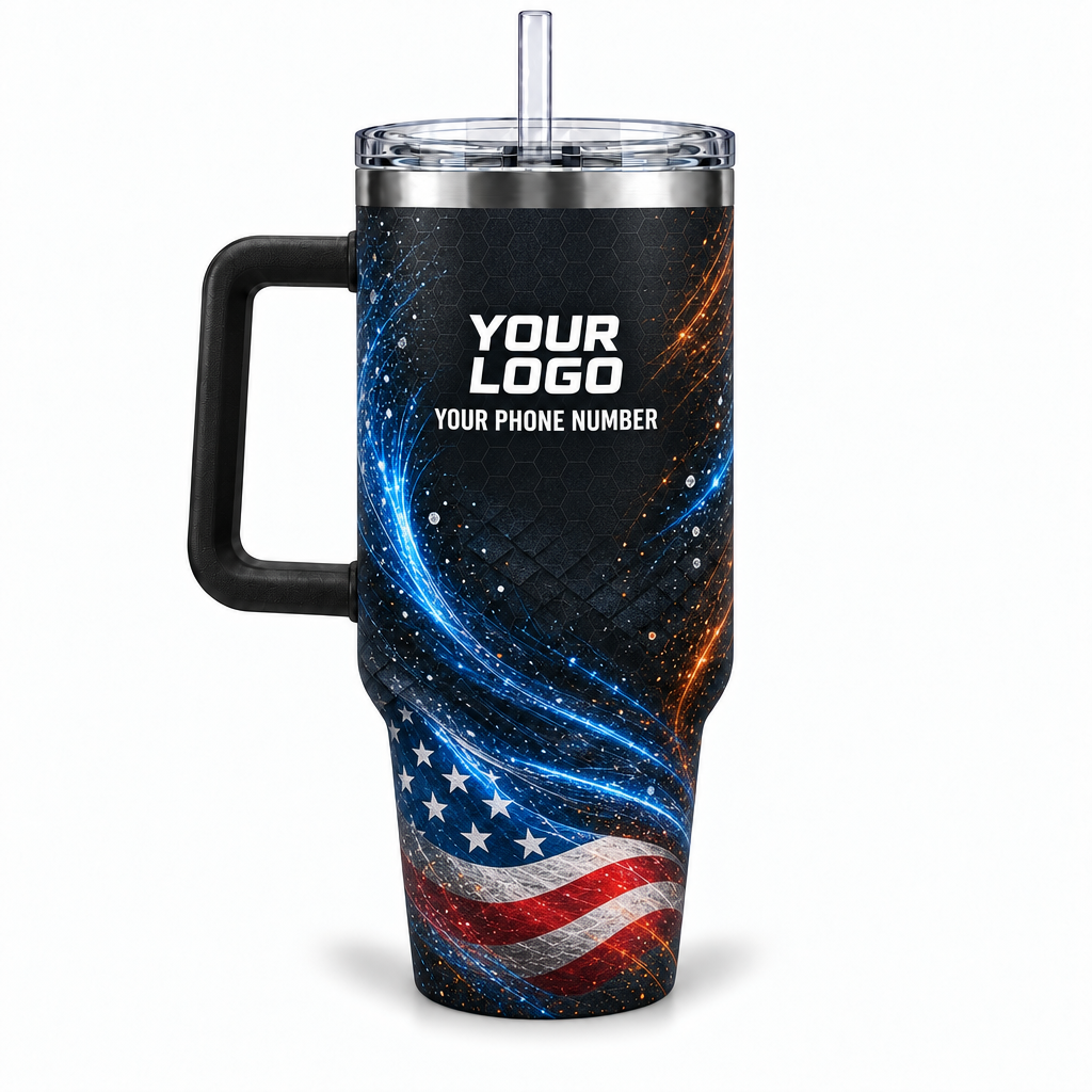 RFN034 personalized tumbler 40oz back product mockup