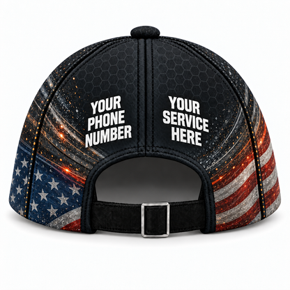 RFN035 personalized cap back product mockup