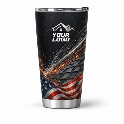 RFN035 personalized tumbler 20oz front product mockup