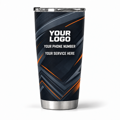 RFN036 personalized tumbler 20oz back product mockup