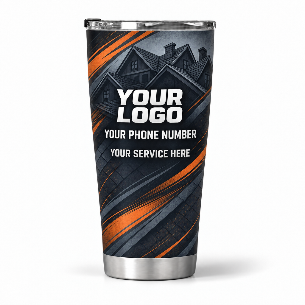 RFN037 personalized tumbler 20oz back product mockup