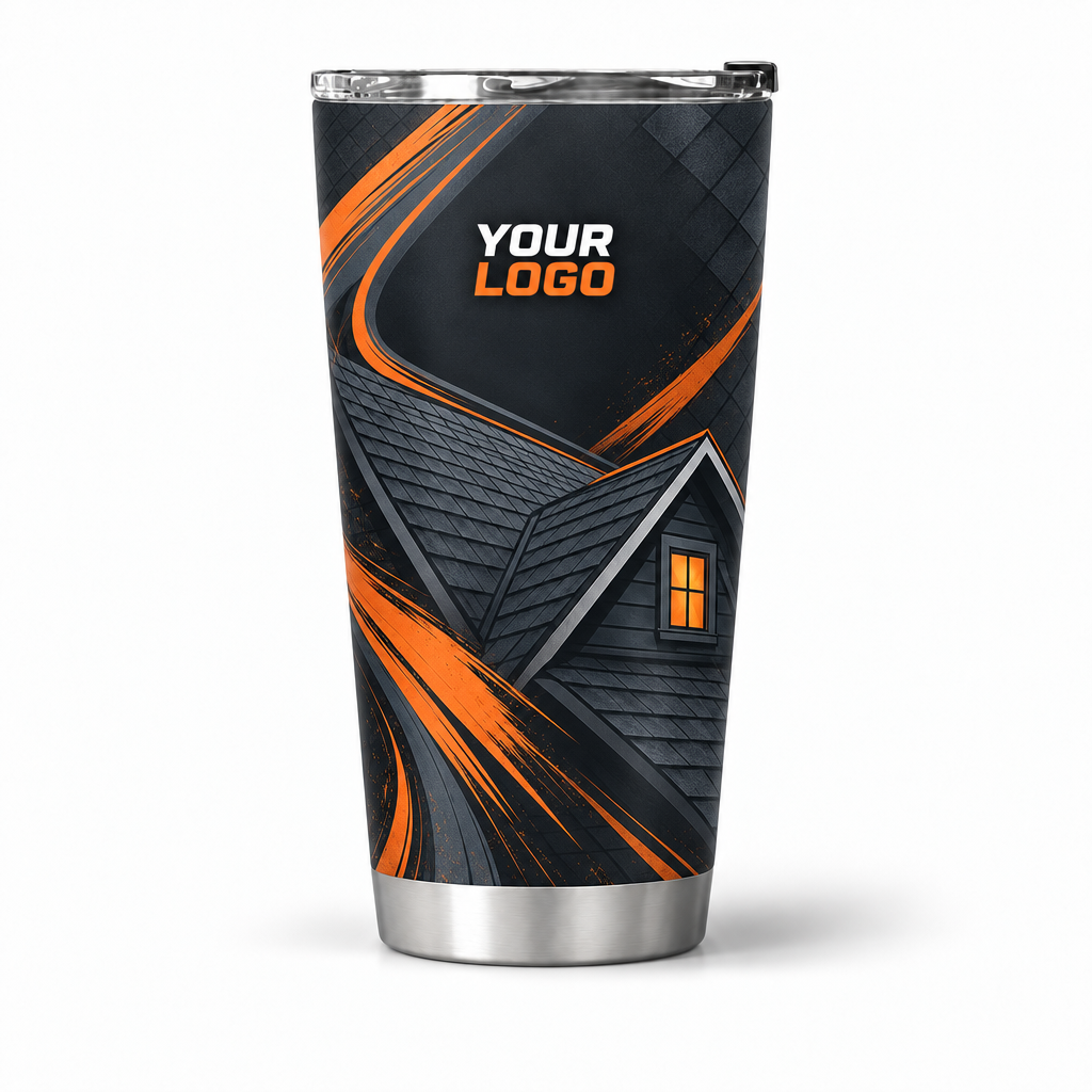 RFN037 personalized tumbler 20oz front product mockup