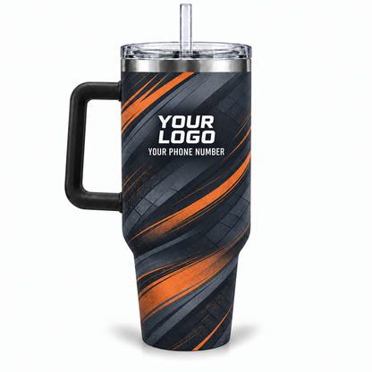 RFN037 personalized tumbler 40oz back product mockup