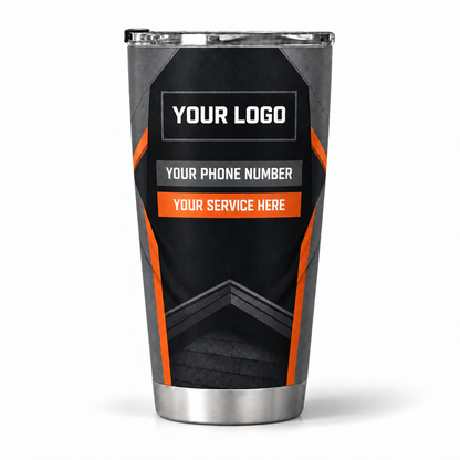RFN038 personalized tumbler 20oz back product mockup