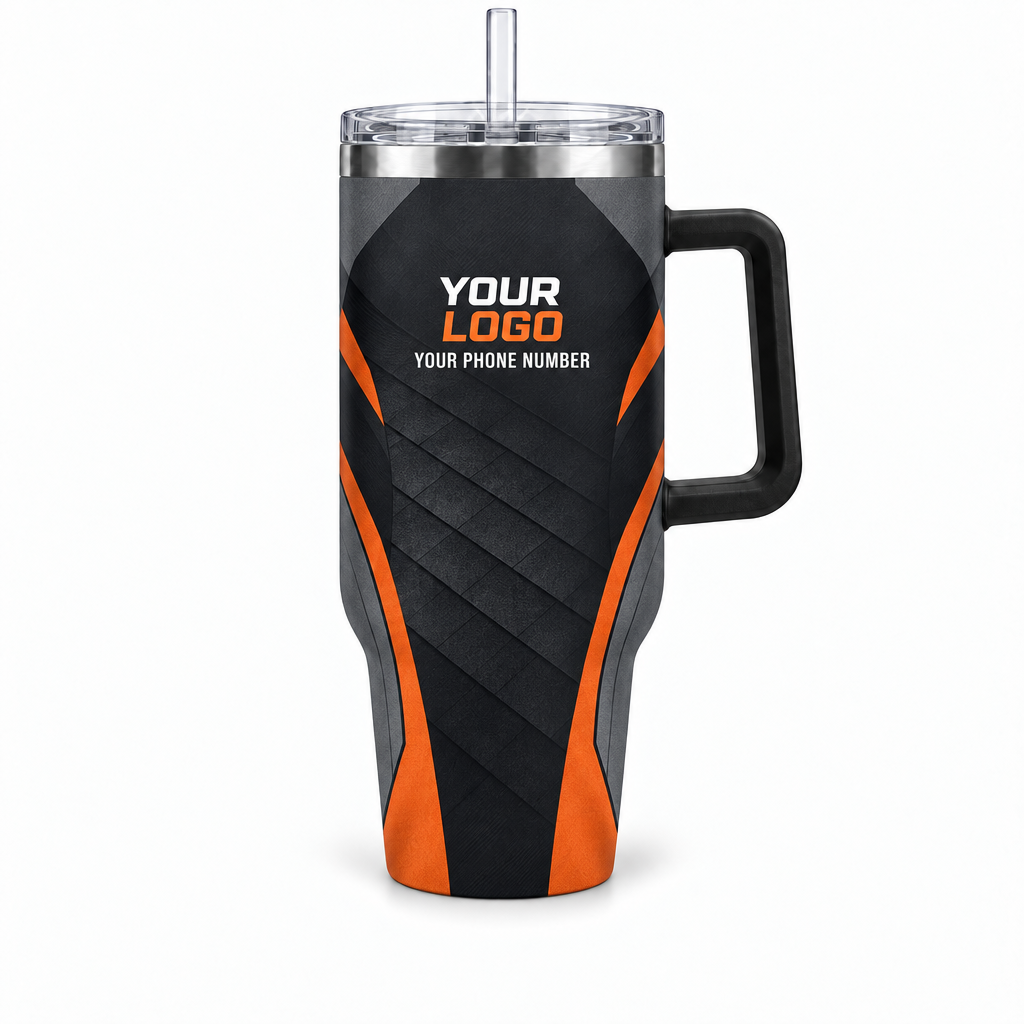 RFN038 personalized tumbler 40oz front product mockup