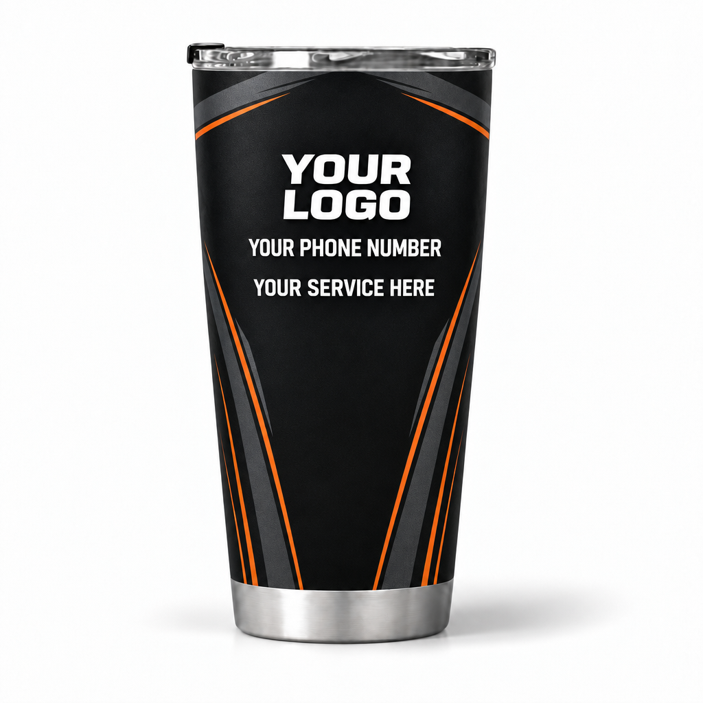 RFN039 personalized tumbler 20oz back product mockup