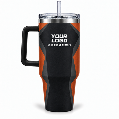 RFN040 personalized tumbler 40oz back product mockup