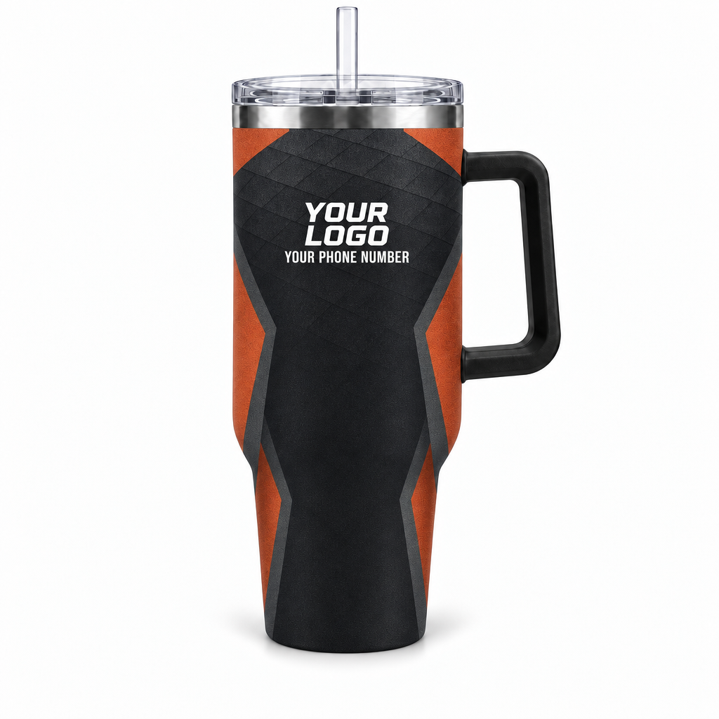 RFN040 personalized tumbler 40oz front product mockup