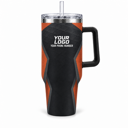 RFN040 personalized tumbler 40oz front product mockup