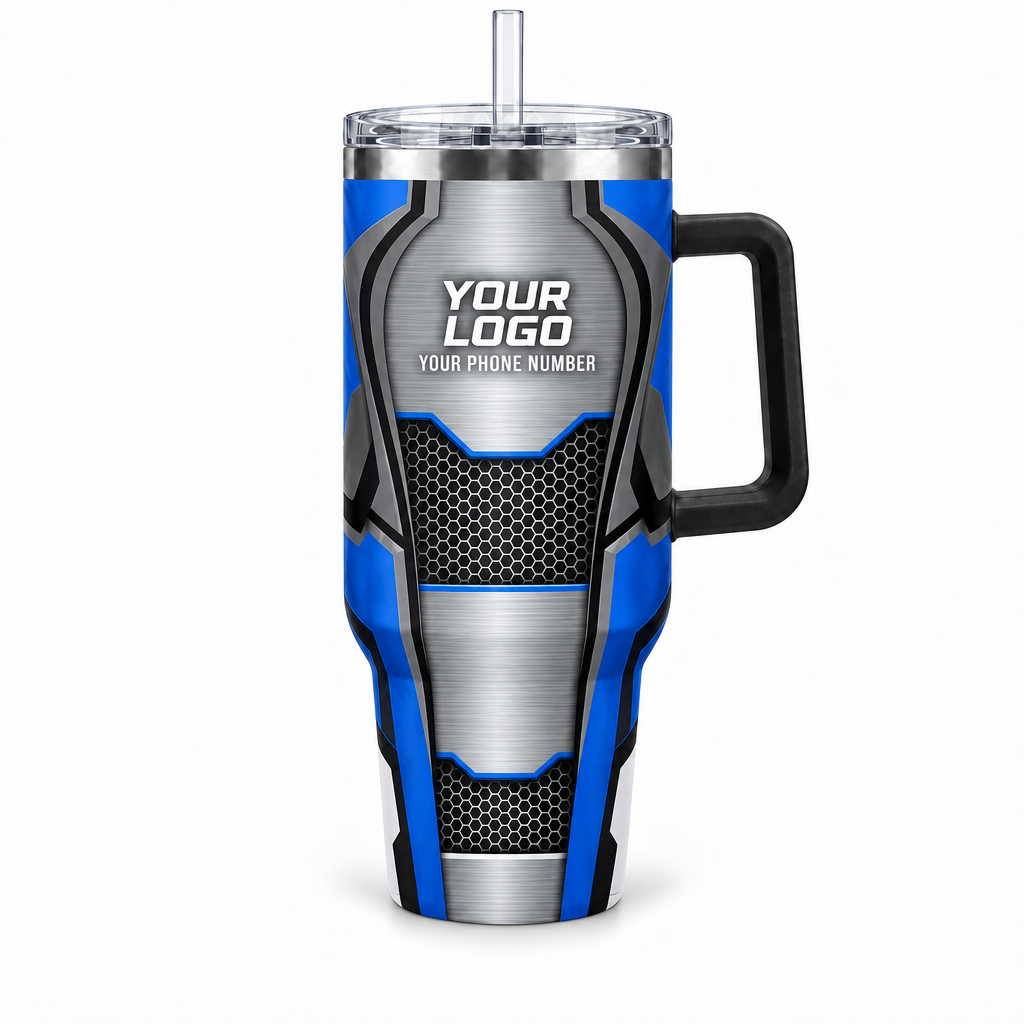 ROMC01B personalized tumbler 40oz front product mockup