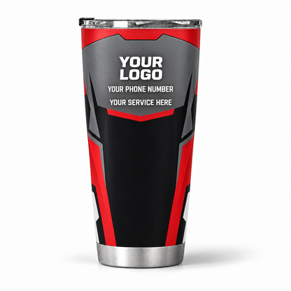 ROMC01R personalized tumbler 20oz back product mockup