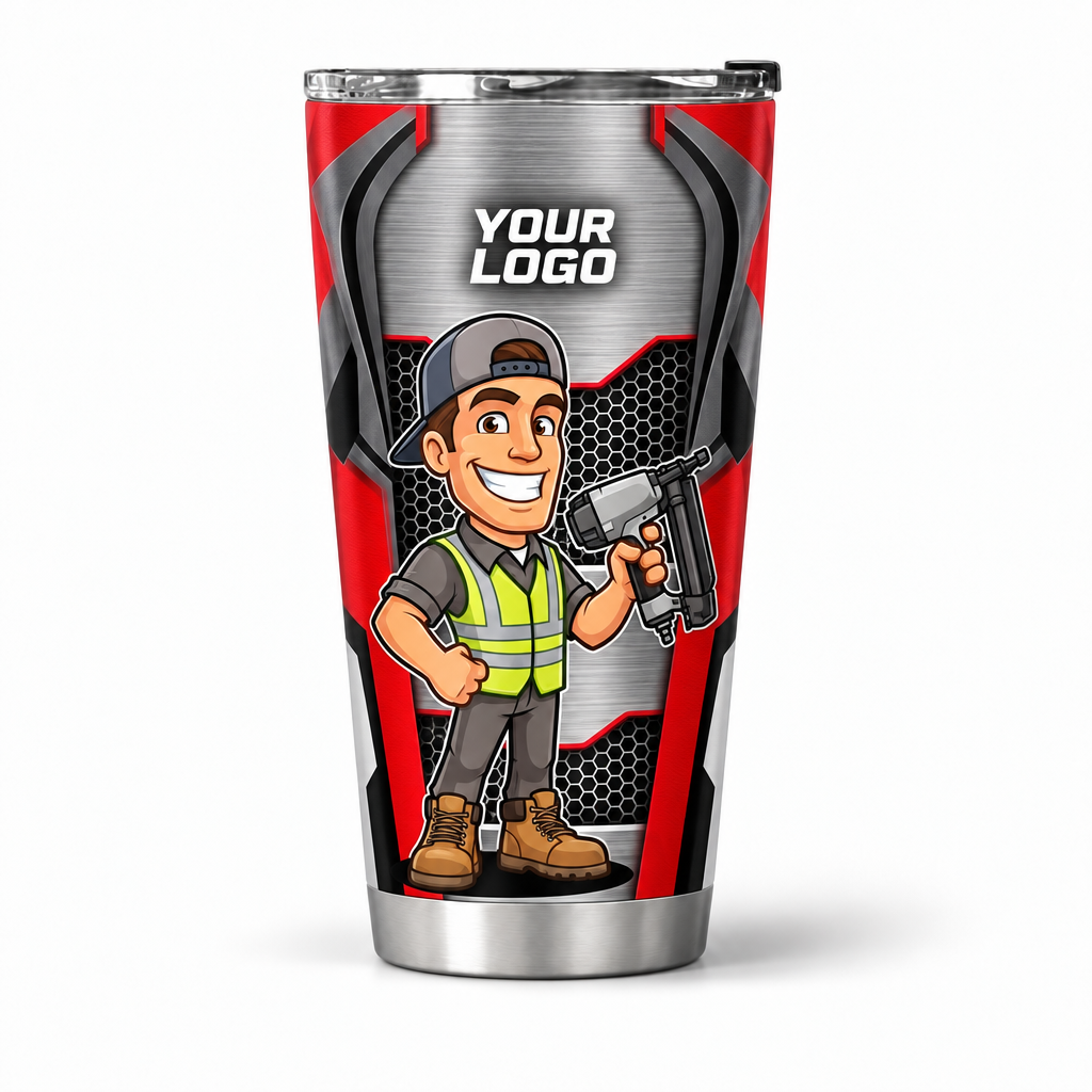 ROMC01R personalized tumbler 20oz front product mockup