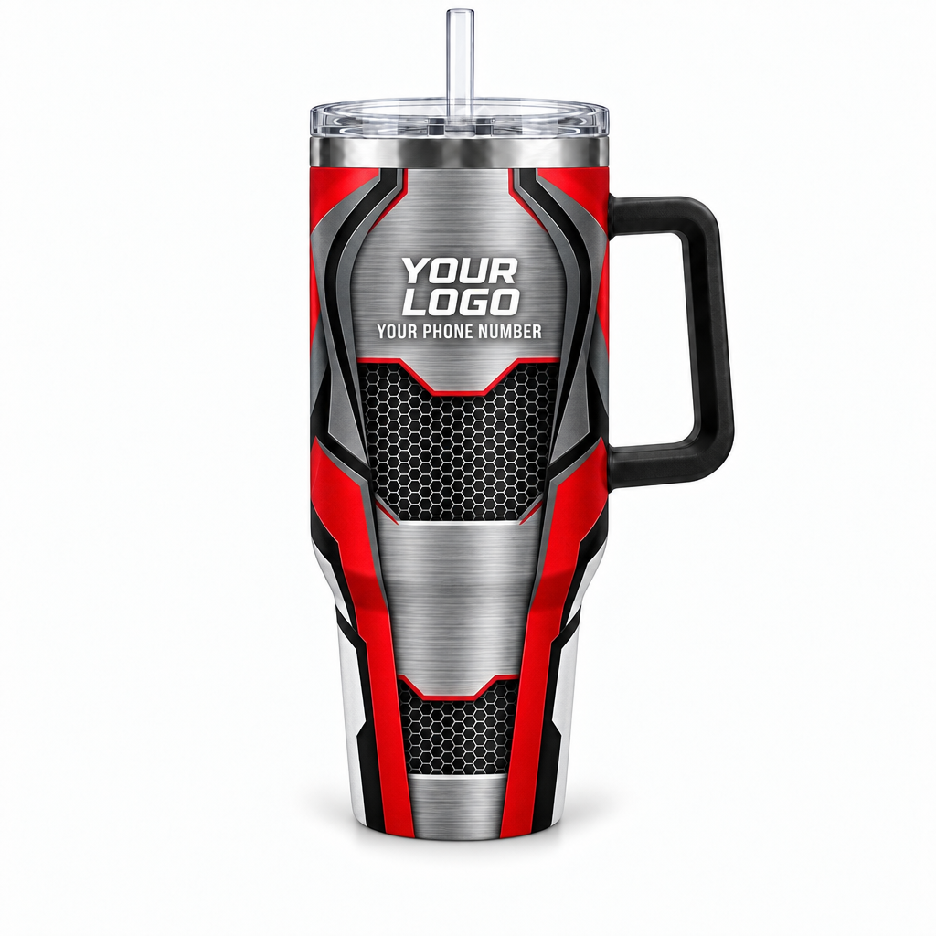 ROMC01R personalized tumbler 40oz front product mockup