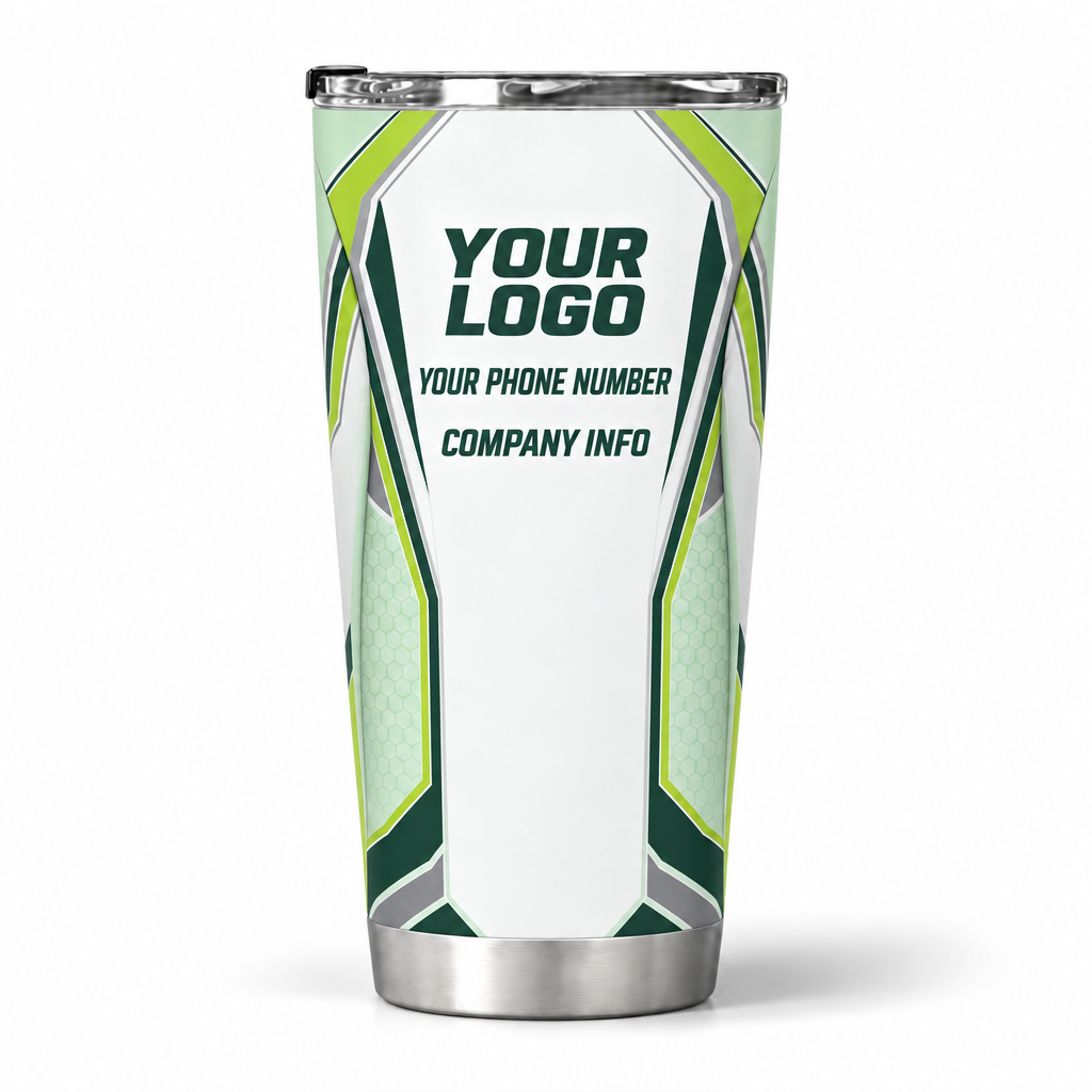 SJS002 personalized tumbler 20oz back product mockup