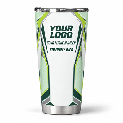SJS002 personalized tumbler 20oz back product mockup