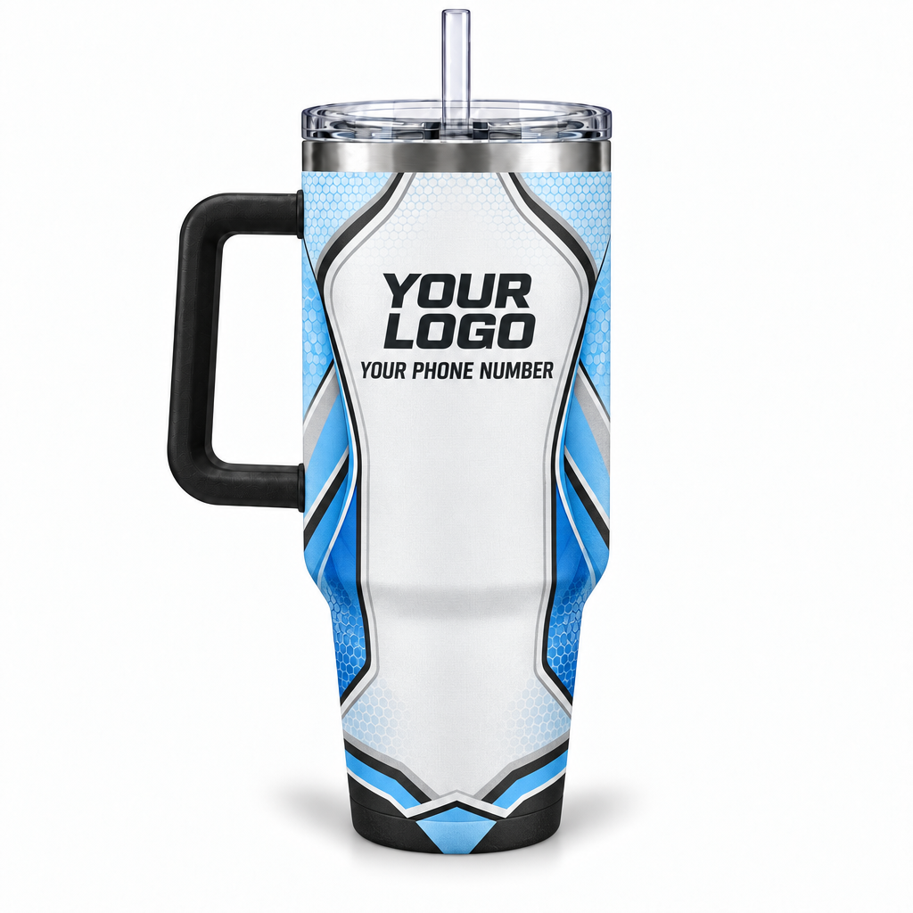 SJS003 personalized tumbler 40oz back product mockup