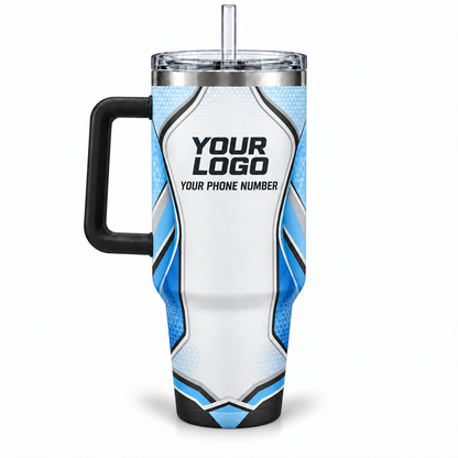 SJS003 personalized tumbler 40oz back product mockup
