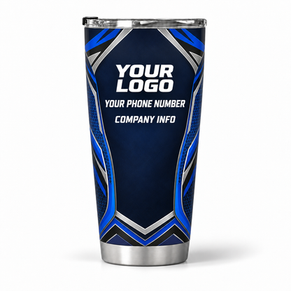 SJS011 personalized tumbler 20oz back product mockup