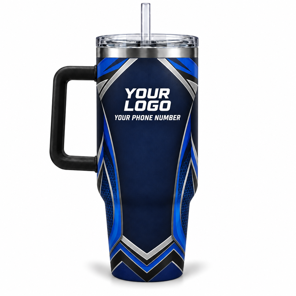 SJS011 personalized tumbler 40oz back product mockup