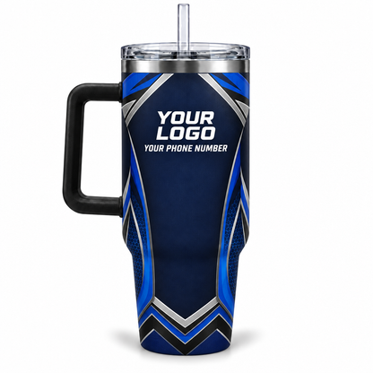 SJS011 personalized tumbler 40oz back product mockup