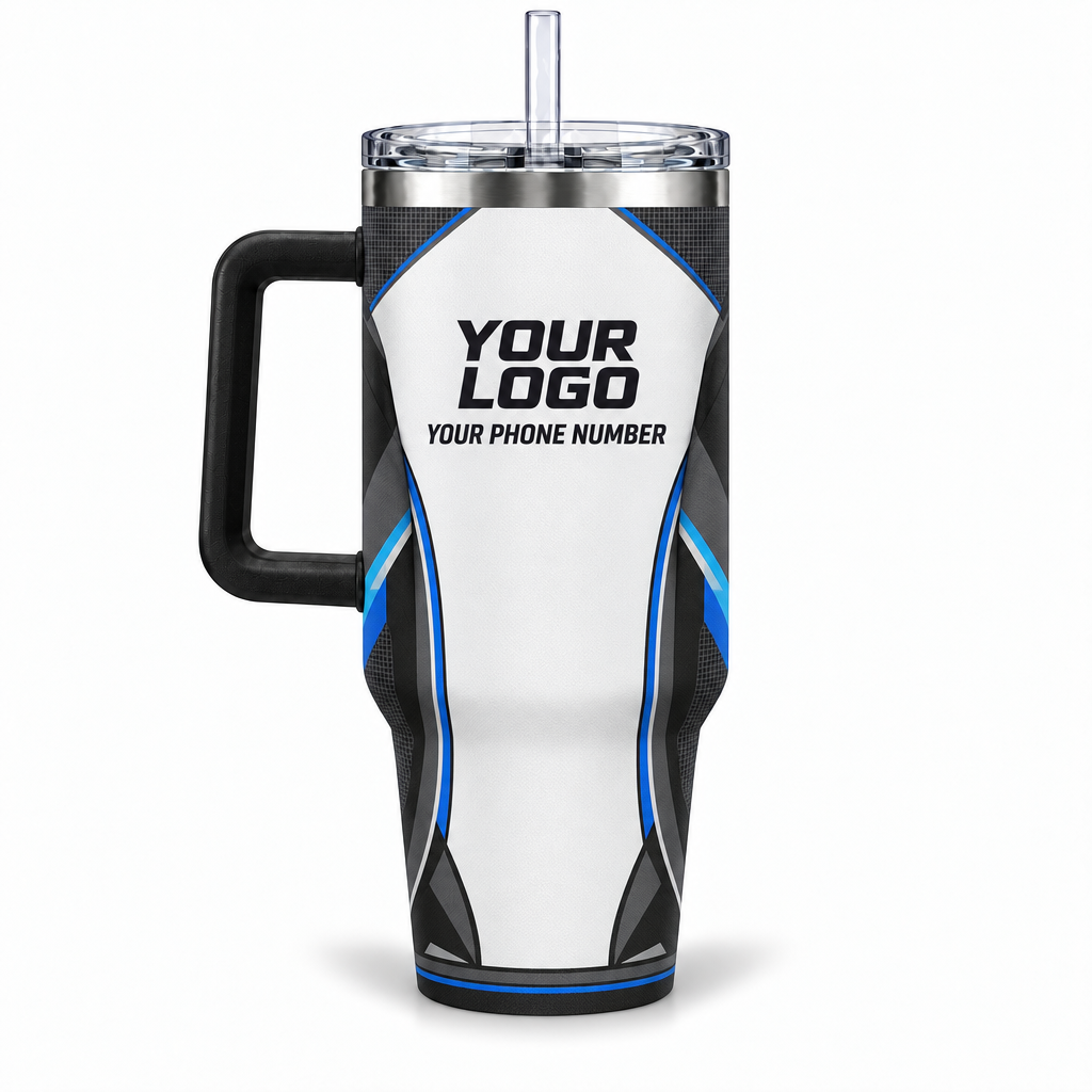 SJS012 personalized tumbler 40oz back product mockup