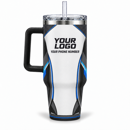 SJS012 personalized tumbler 40oz back product mockup