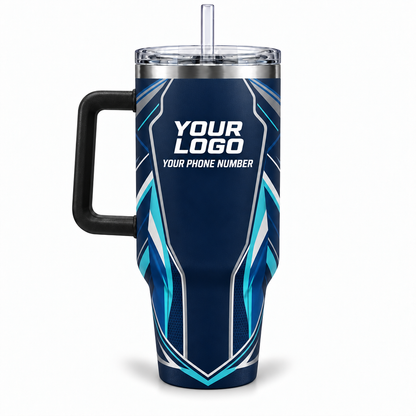 SJS014 personalized tumbler 40oz back product mockup