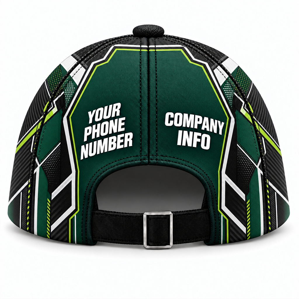 SJS017 personalized cap back product mockup