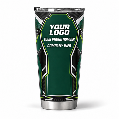 SJS017 personalized tumbler 20oz back product mockup
