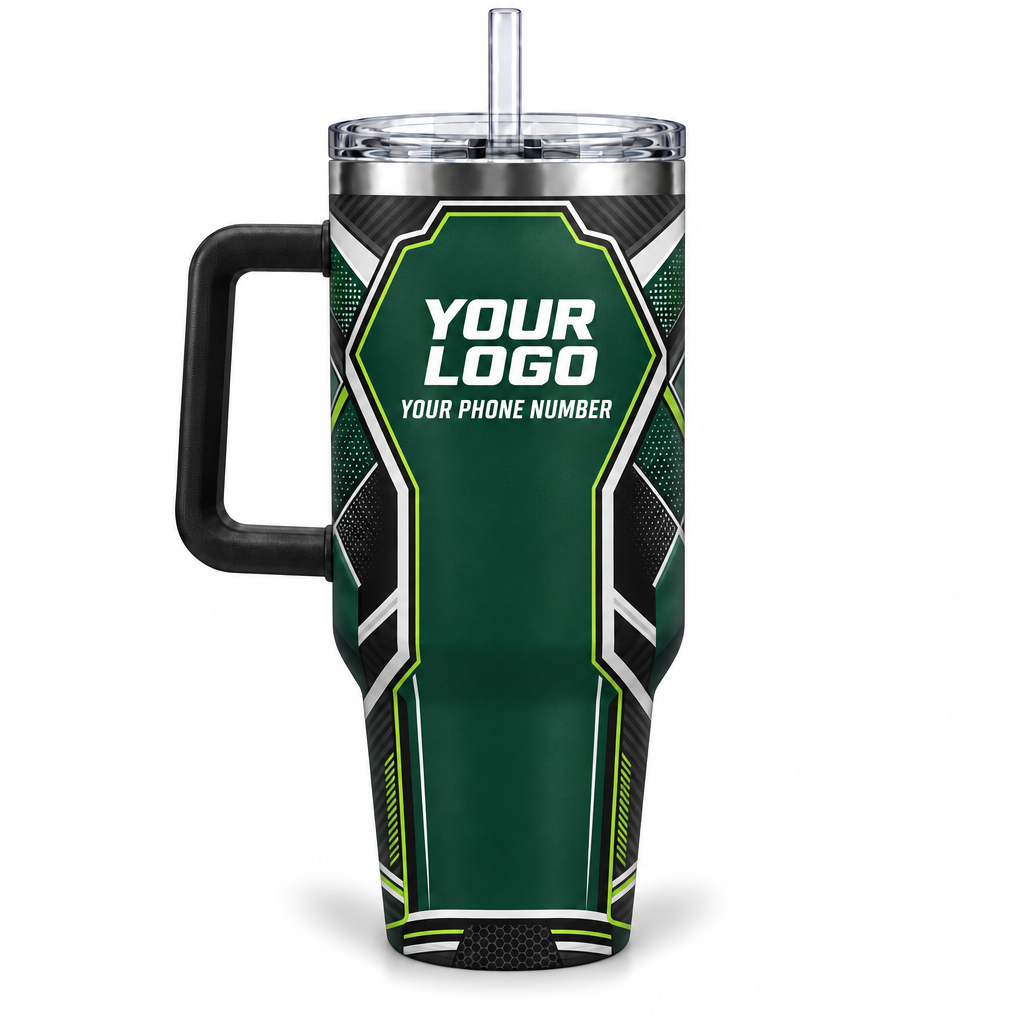 SJS017 personalized tumbler 40oz back product mockup