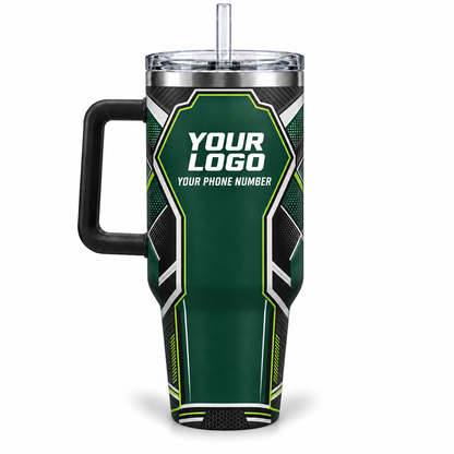 SJS017 personalized tumbler 40oz back product mockup
