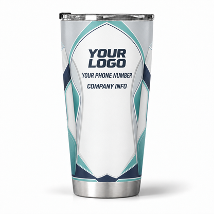 SJS018 personalized tumbler 20oz back product mockup