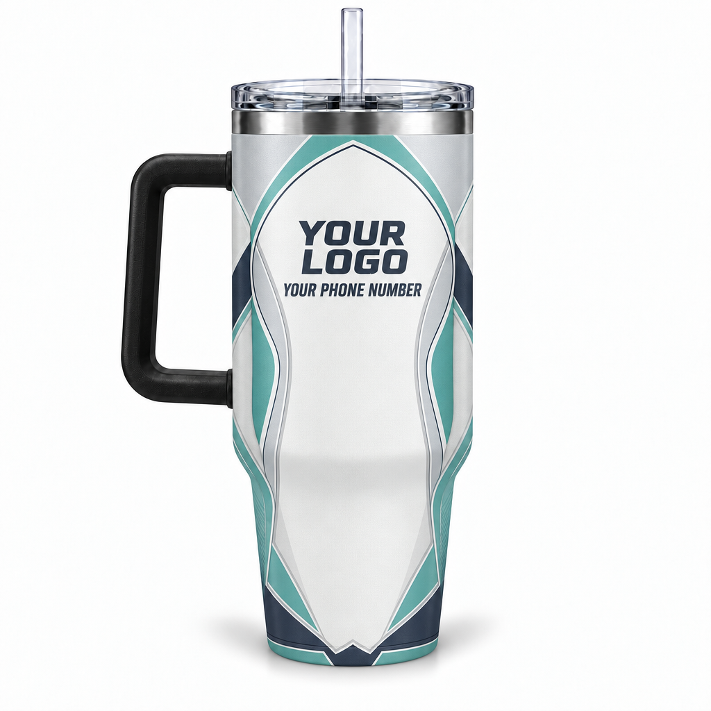 SJS018 personalized tumbler 40oz back product mockup