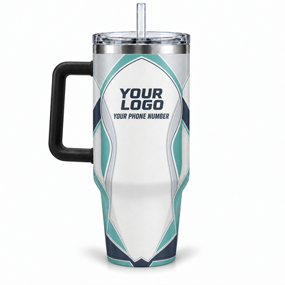 SJS018 personalized tumbler 40oz back product mockup