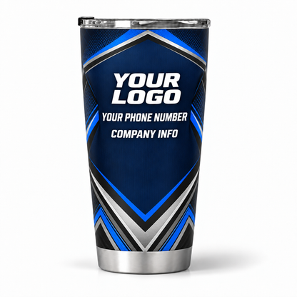 SJS021 personalized tumbler 20oz back product mockup
