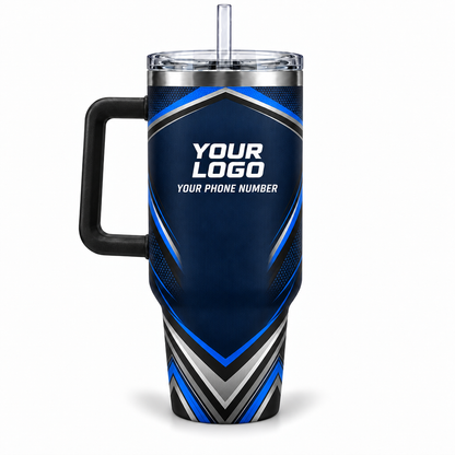 SJS021 personalized tumbler 40oz back product mockup